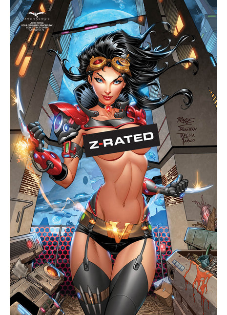 John Royle - Van Helsing SpacePunk Z-Rated Trading Card - LE 100 - Zenescope Entertainment Inc