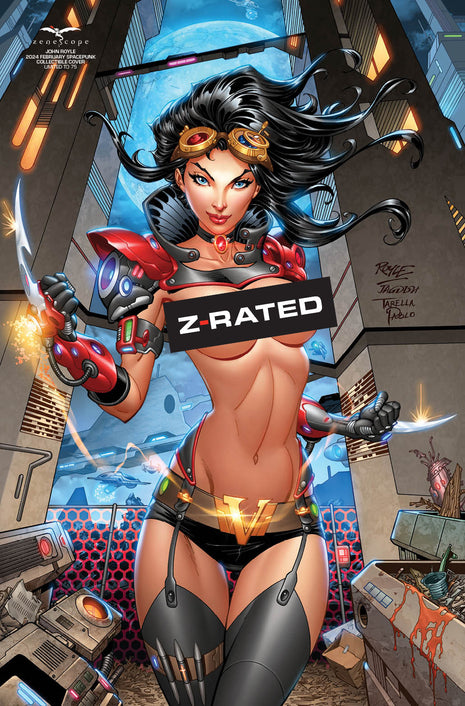 John Royle - Van Helsing SpacePunk Z-Rated Trading Card - LE 100 - Zenescope Entertainment Inc