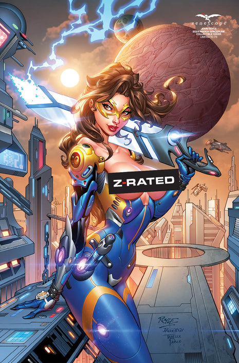 John Royle - 2024 March Spacepunk Metal Comic - LE 20 - Zenescope Entertainment Inc