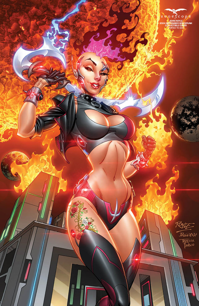 John Royle - 2024 September Spacepunk Collectible Cover - LE 200 - Zenescope Entertainment Inc
