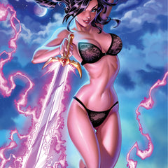 John Royle - 2025 Diamond Retailer July Platinum Collectible Cover- LE 75 - Zenescope Entertainment Inc