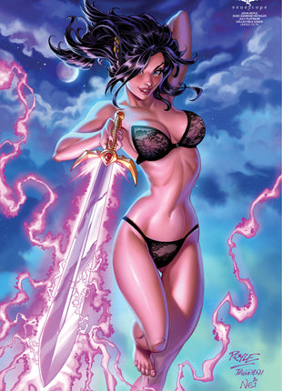 John Royle - 2025 Diamond Retailer July Platinum Collectible Cover- LE 75 - Zenescope Entertainment Inc