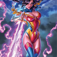 John Royle - 2025 Diamond Retailer July Silver Collectible Cover - LE 250 - Zenescope Entertainment Inc