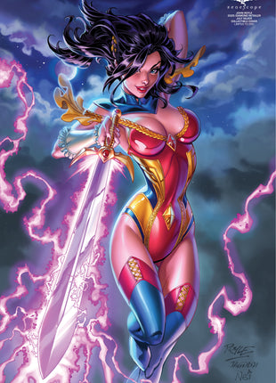 John Royle - 2025 Diamond Retailer July Silver Collectible Cover - LE 250 - Zenescope Entertainment Inc
