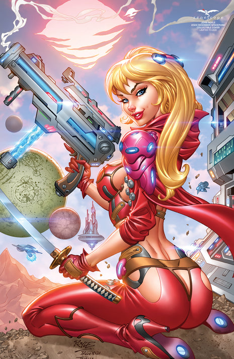 John Royle - 2024 December Spacepunk Collectible Cover - LE 200 - Zenescope Entertainment Inc
