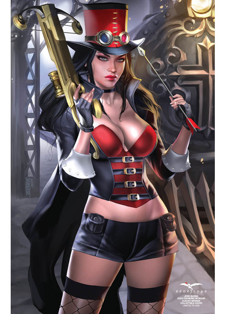 Josh Burns - 2024 Diamond Retailer August Bronze Collectible Cover - LE 400 - Zenescope Entertainment Inc