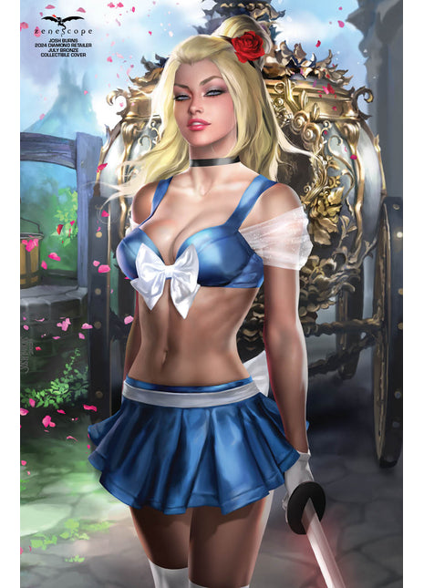 Josh Burns - 2024 Diamond Retailer July Bronze Collectible Cover - LE 400 - Zenescope Entertainment Inc