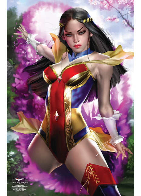 Josh Burns - 2024 Diamond Retailer May Bronze Collectible Cover - LE 400 - Zenescope Entertainment Inc