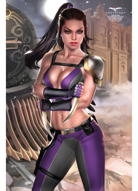 Josh Burns - 2024 Diamond Retailer September Bronze Collectible Cover - LE 400 - Zenescope Entertainment Inc
