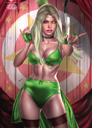 Josh Burns  - Grimm Fairy Tales 2026 Dark Circus Cosplay Pinup Special Retailer Incentive Collectible Cover - Zenescope Entertainment Inc