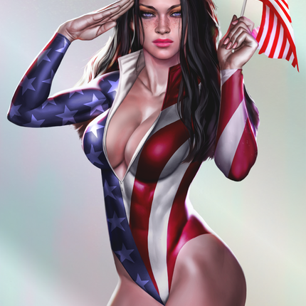 Josh Burns - Independence Day Holofoil Showcase - LE 25 - Zenescope Entertainment Inc