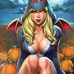 Jyn Leonard - 2025 Monster Hunter Sticker Chase Prize Collectible Cover - LE 150 - Zenescope Entertainment Inc