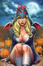 Jyn Leonard - 2025 Monster Hunter Sticker Chase Prize Collectible Cover - LE 150 - Zenescope Entertainment Inc