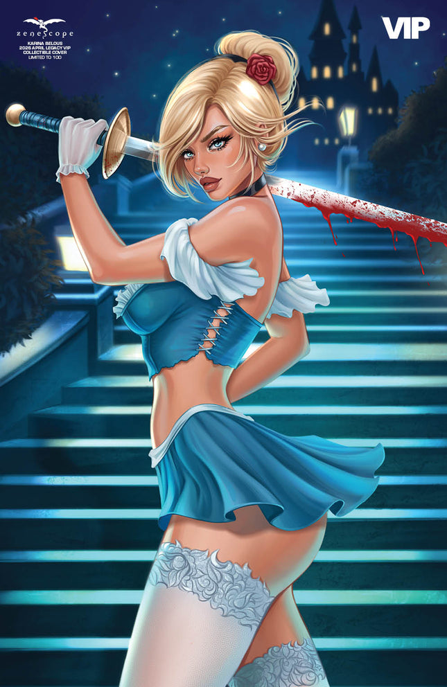 Karina Belous - 2026 April Legacy VIP Collectible Cover - LE 100 - Zenescope Entertainment Inc