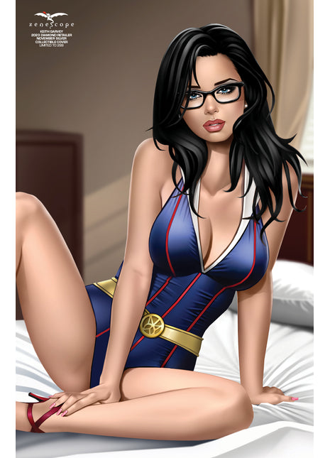 Keith Garvey - 2023 Diamond Retailer November Silver Collectible Cover - Limited to 299 - Zenescope Entertainment Inc