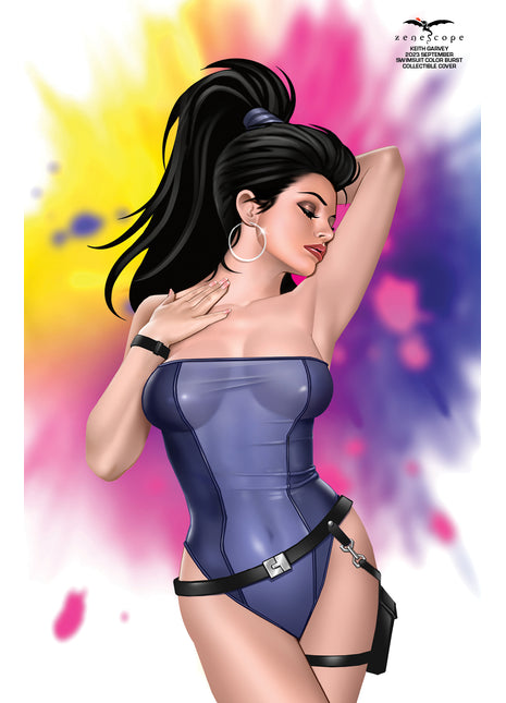 Keith Garvey - 2023 September Swimsuit Color Burst Collectible Cover - LE 299 - Zenescope Entertainment Inc