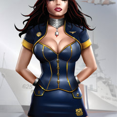 Keith Garvey - 2024 Coast Guard - Custom Silver Showcase Edition - Zenescope Entertainment Inc