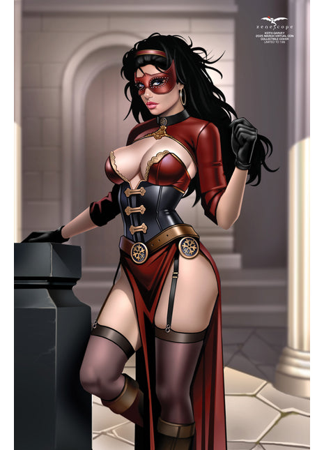 Keith Garvey - 2025 March Virtual Collectible Cover w/ Trading Card - LE 199 - Zenescope Entertainment Inc