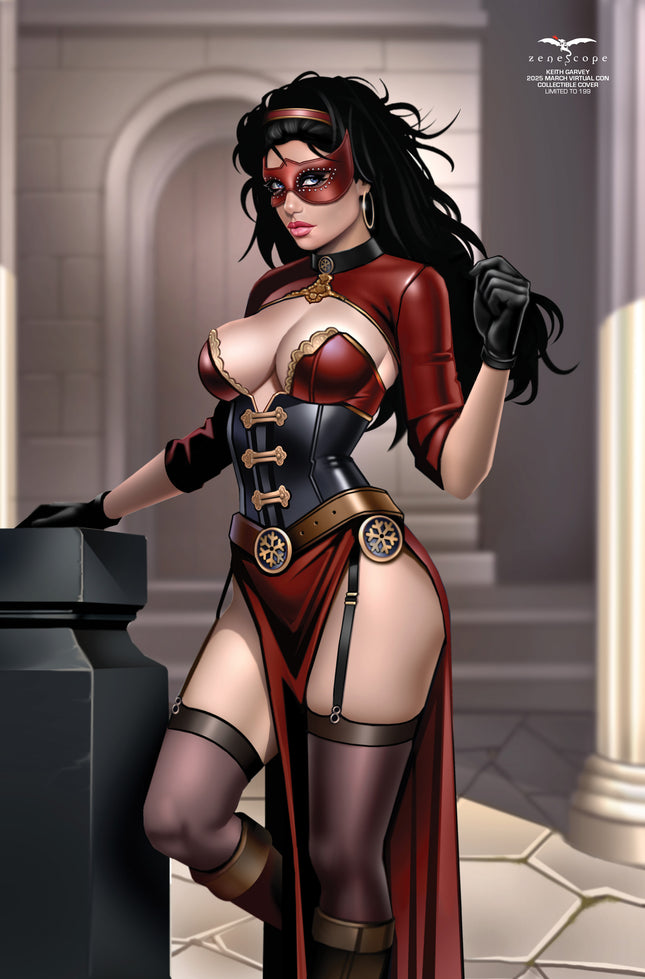 Keith Garvey - 2025 March Virtual Collectible Cover w/ Trading Card - LE 199 - Zenescope Entertainment Inc