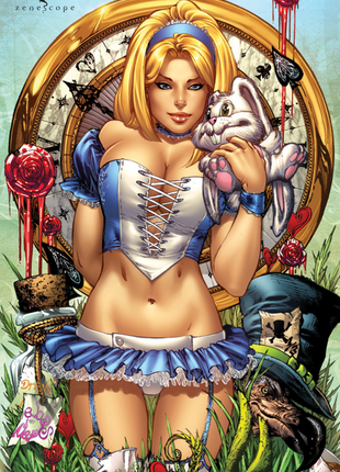 Eric Basaldua - Alice Art Print - Zenescope Entertainment Inc