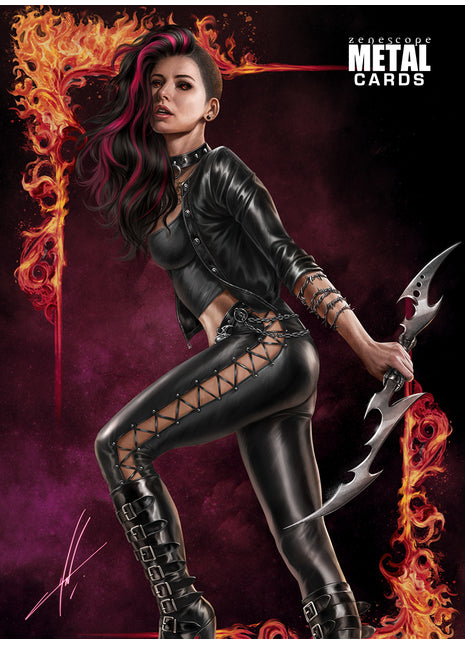 Carla Cohen - Hellchild Metal Card - Zenescope Entertainment Inc