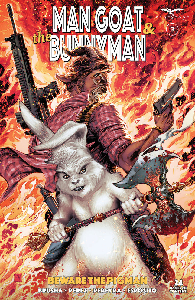 Man Goat & The Bunnyman: Beware the Pigman 3 of 3 - Zenescope Entertainment Inc