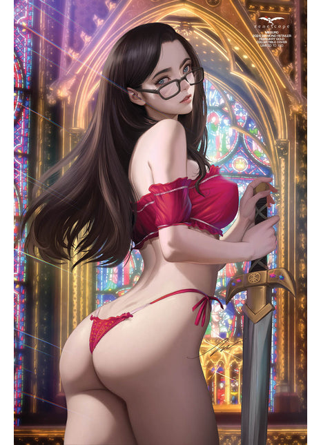 Meguro - 2024 Diamond Retailer February Gold Collectible Cover - LE 150 - Zenescope Entertainment Inc