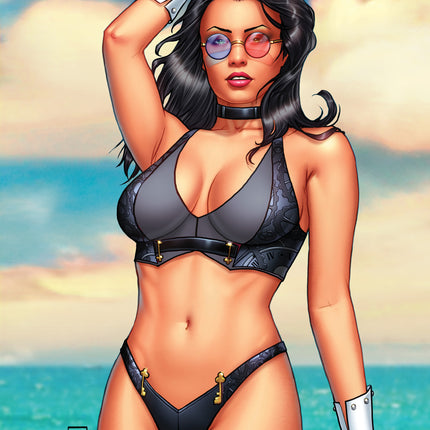 Michael Di Pascale - 2025 August Beach Bikini Battle Collectible Cover - LE 100 - Zenescope Entertainment Inc
