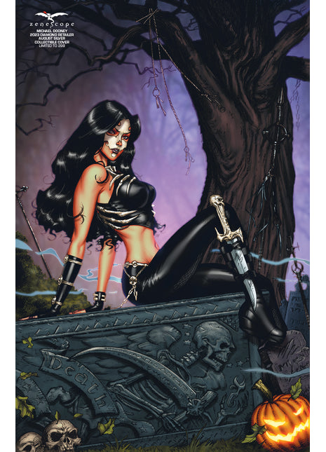 Michael Dooney - 2023 Diamond Retailer August Silver Collectible Cover - Limited to 299 - Zenescope Entertainment Inc