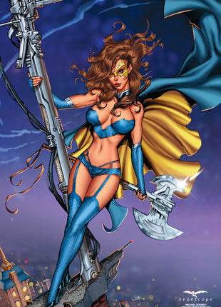 Michael Dooney - 2024 Diamond Retailer March Gold Collectible Cover - LE 150 - Zenescope Entertainment Inc