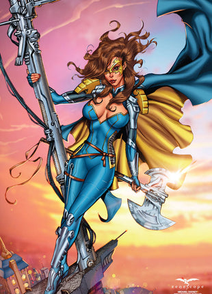Michael Dooney - 2024 Diamond Retailer March Silver Collectible Cover - LE 250 - Zenescope Entertainment Inc