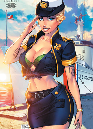 Mike DeBalfo - 2023 Veterans Day - Coast Guard Collectible Cover - Limited to 225 - Zenescope Entertainment Inc