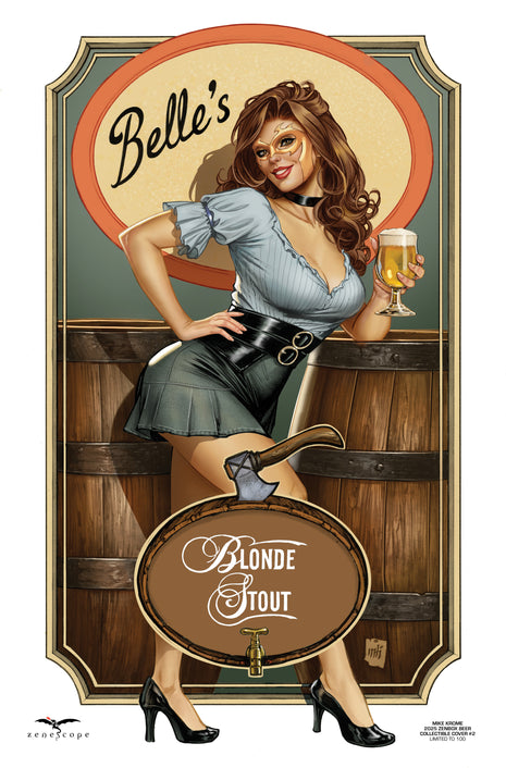 Mike Krome - 2025 Zenbox Beer Collectible #2  LE 100 - Zenescope Entertainment Inc