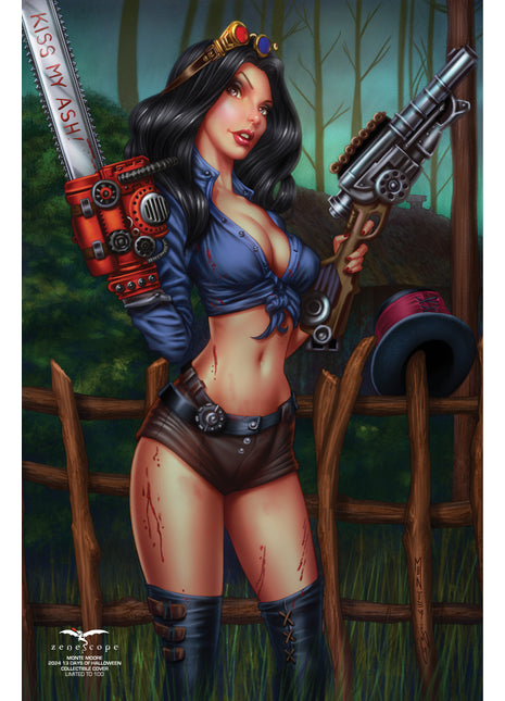 Monte Moore - 2024 13 Days of Halloween Collectible Cover - LE 100 - Zenescope Entertainment Inc