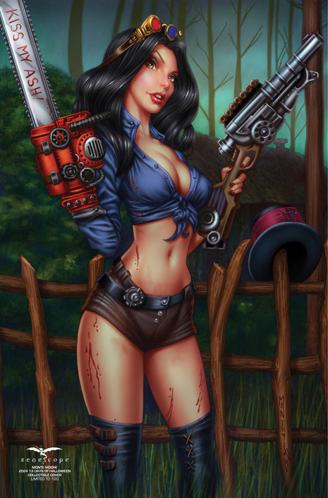 Monte Moore - 2024 13 Days of Halloween Collectible Cover - LE 100 - Zenescope Entertainment Inc