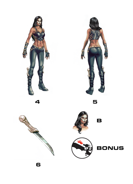 Mystere Sticker Sheet - Zenescope Entertainment Inc