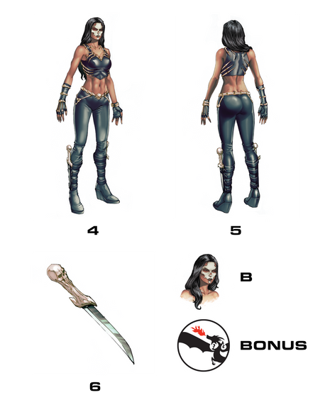 Mystere Sticker Sheet - Zenescope Entertainment Inc