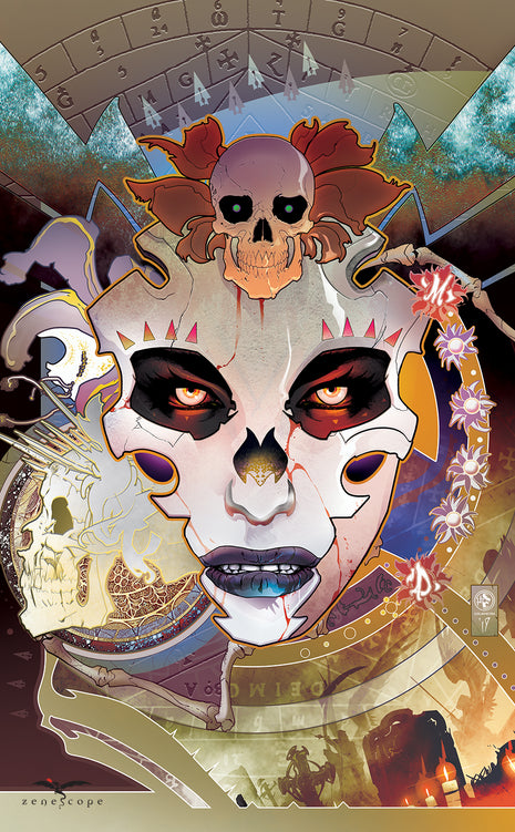 Mystere Day of the Dead Sticker Set - Zenescope Entertainment Inc