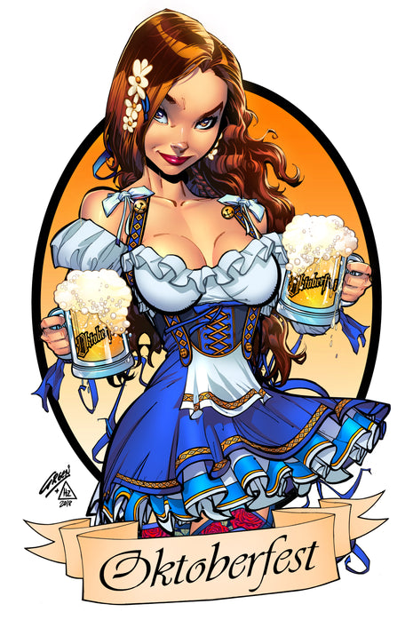 Paul Green - 2025 Oktoberfest Art Print - Zenescope Entertainment Inc