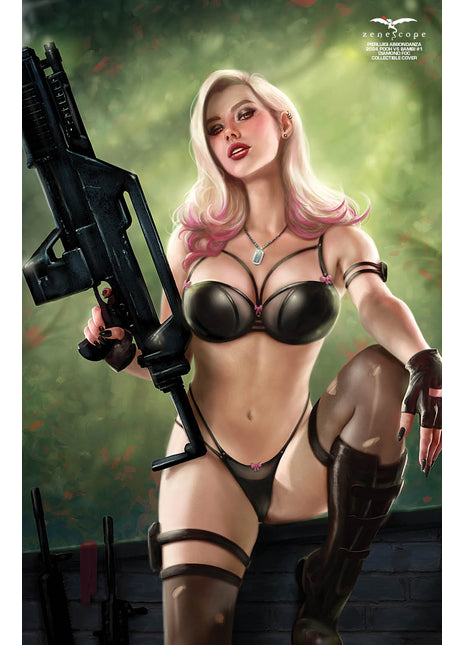 Pierluigi Abbondanza - 2024 Pooh vs Bambi #1 Diamond FOC Collectible Cover - Zenescope Entertainment Inc