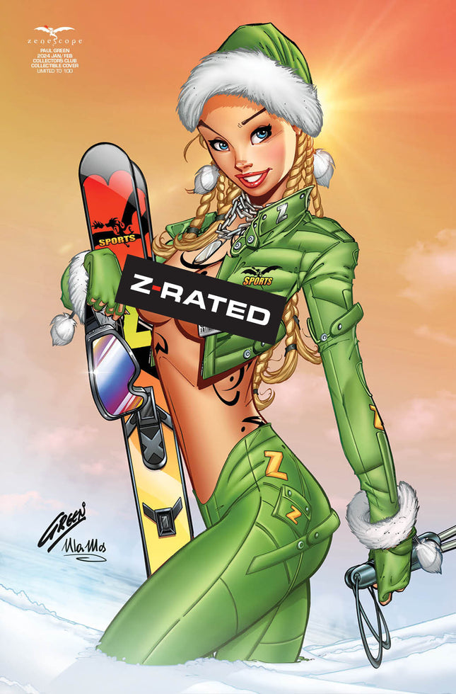 Paul Green - 2024 JAN/FEB Collectors Club Collectible Cover - LE 100 - Zenescope Entertainment Inc