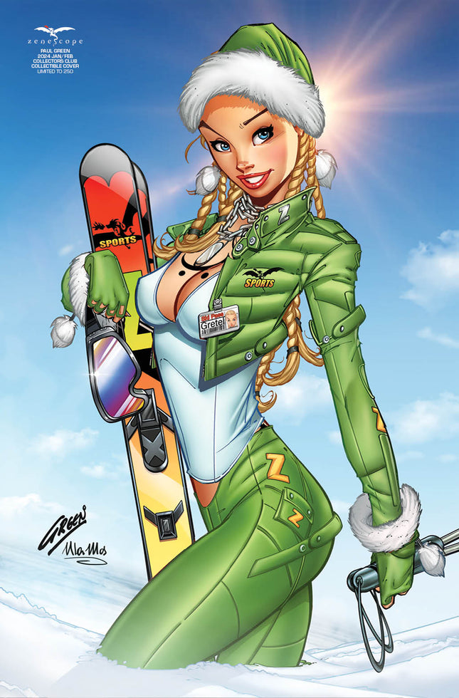 Paul Green - 2024 JAN/FEB Collectors Club Collectible Cover - LE 250 - Zenescope Entertainment Inc