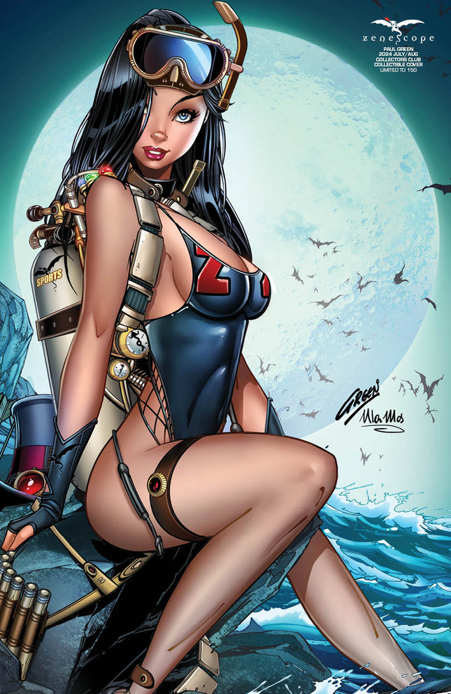 Paul Green - 2024 JULY/AUG Collectors Club Collectible Cover - LE 150 - Zenescope Entertainment Inc
