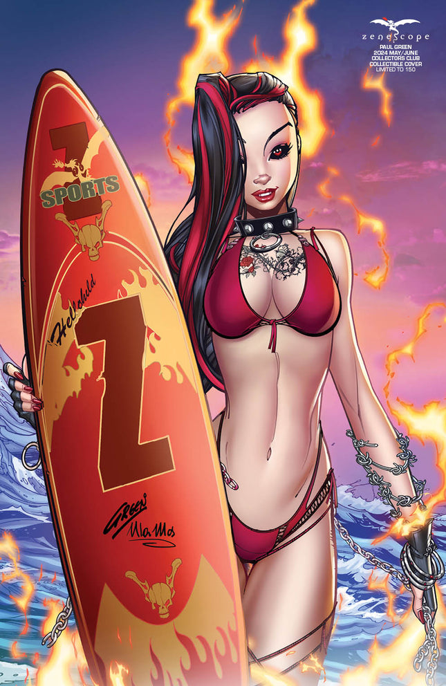 Paul Green - 2024 MAY/JUNE Collectors Club Collectible Cover - LE 150 - Zenescope Entertainment Inc