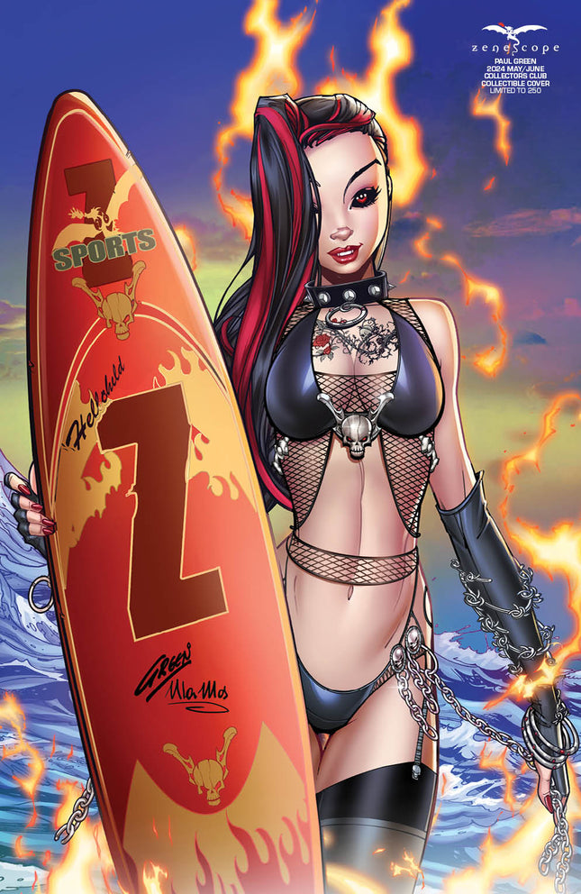 Paul Green - 2024 MAY/JUNE Collectors Club Collectible Cover - LE 250 - Zenescope Entertainment Inc