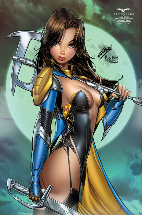 Paul Green - 2025 Diamond Retailer January Gold Collectible Cover - LE 150 - Zenescope Entertainment Inc