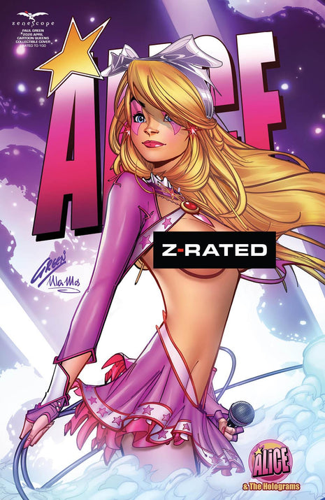 Paul Green - 2026 April Cartoon Queens Collectible Cover - LE 100 - Zenescope Entertainment Inc