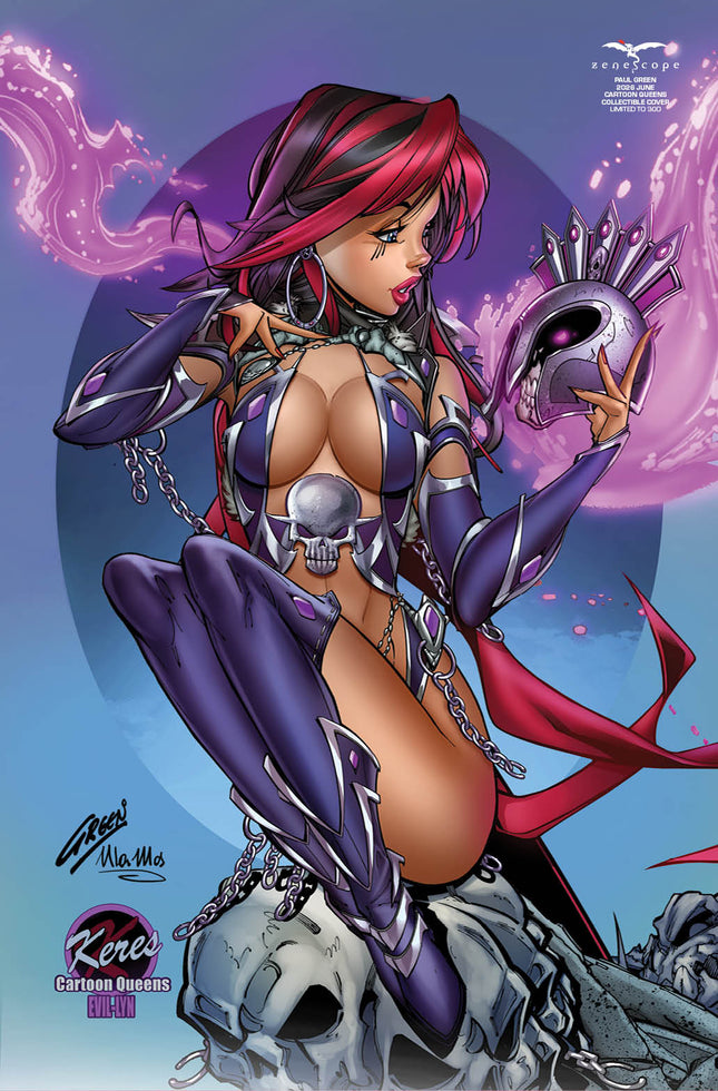 Paul Green - 2026 June Cartoon Queens Collectible Cover - LE 300 - Zenescope Entertainment Inc