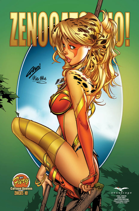 Paul Green - 2026 May Cartoon Queens Collectible Cover - LE 300 - Zenescope Entertainment Inc