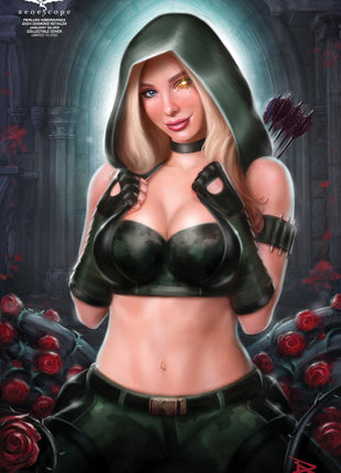 Pierluigi Abbondanza - 2024 Diamond Retailer January Silver Collectible Cover - LE 250 - Zenescope Entertainment Inc